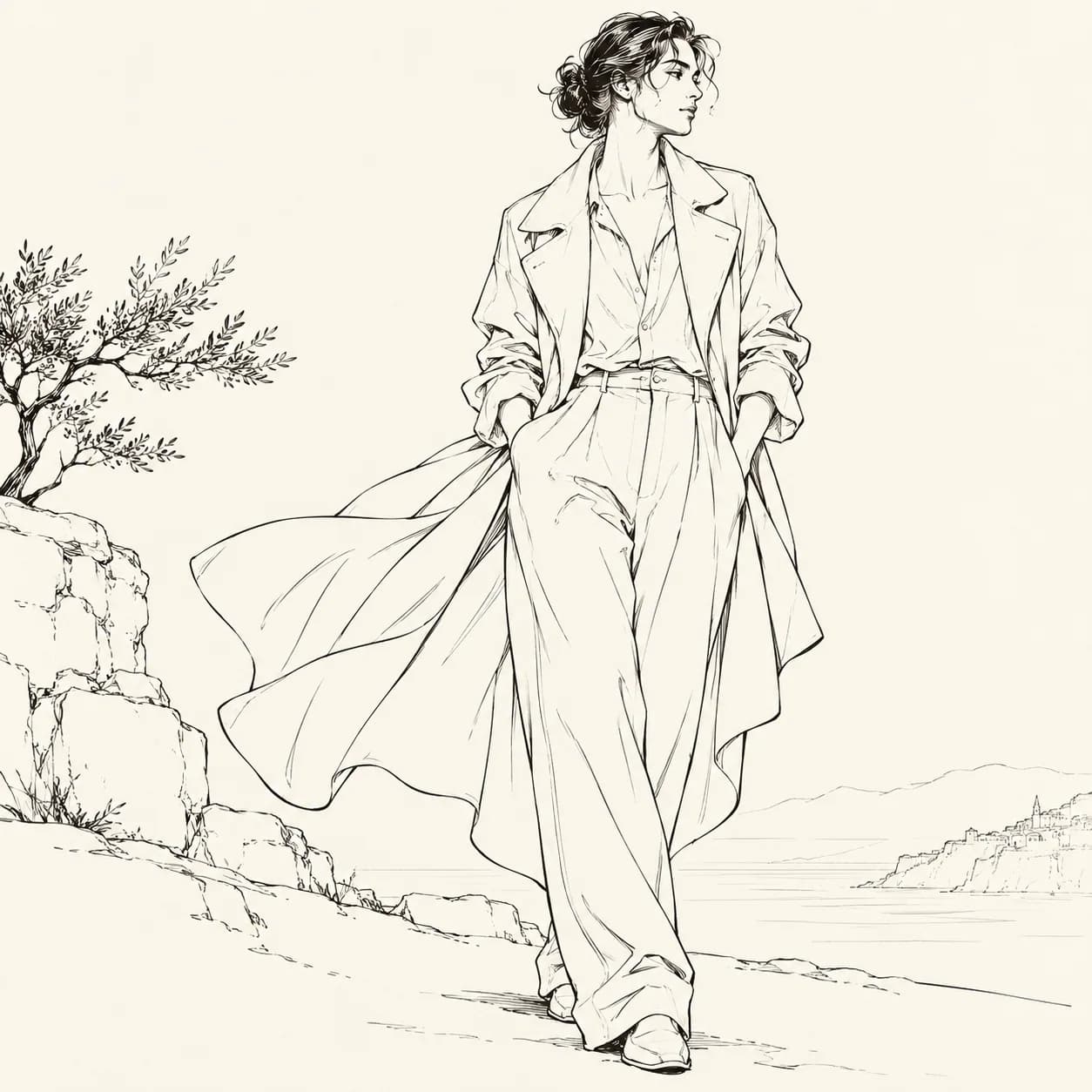 Line art artwork 12