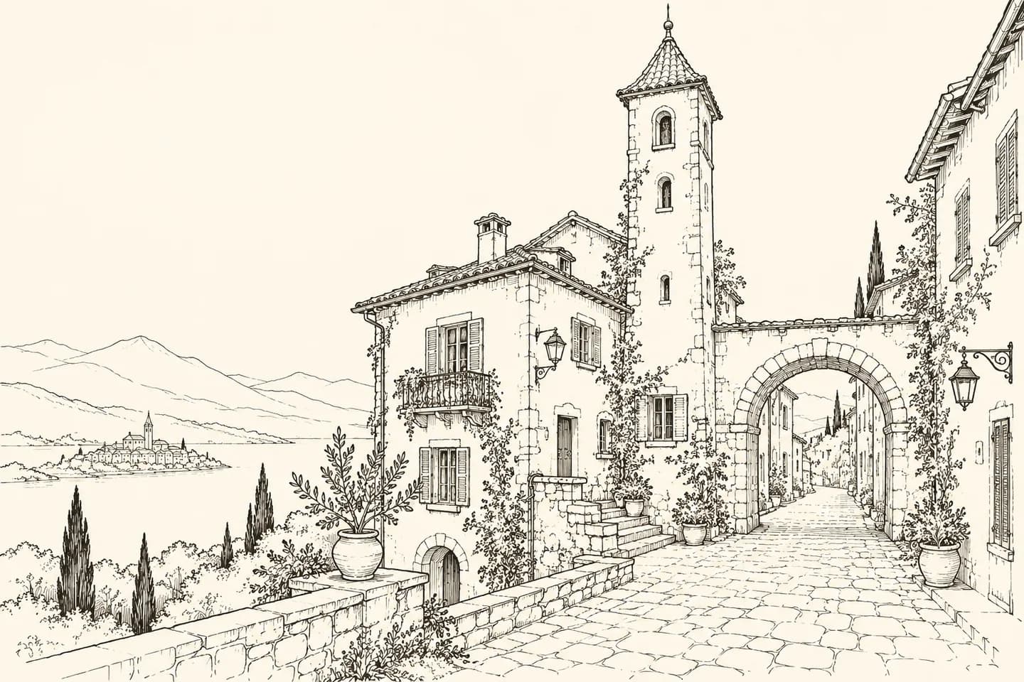 Line art artwork 14