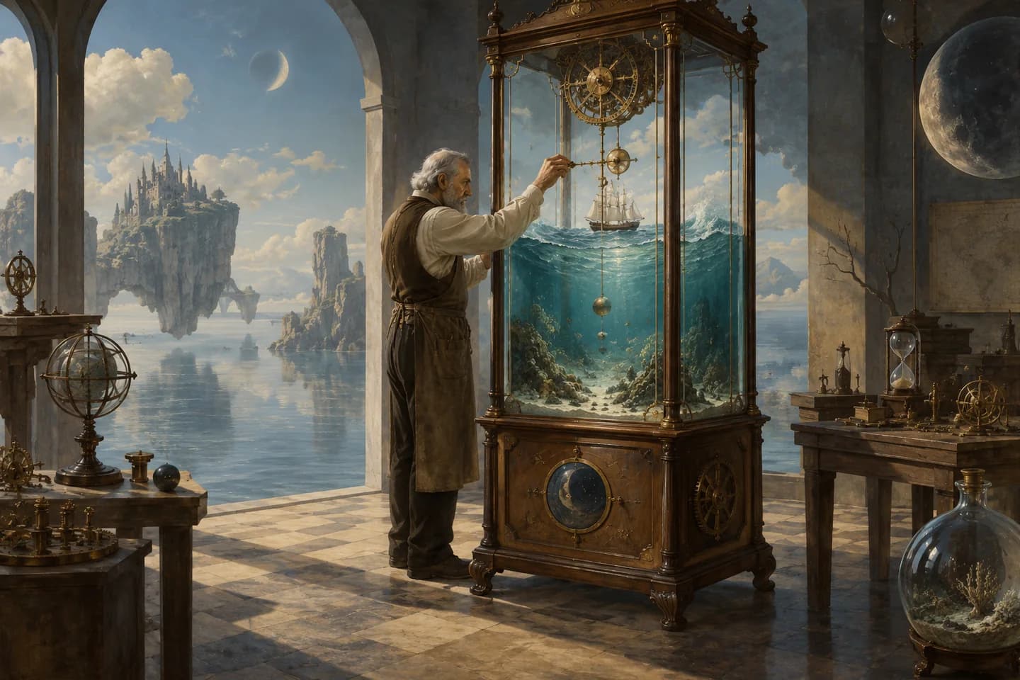 Surrealist painting artwork 11