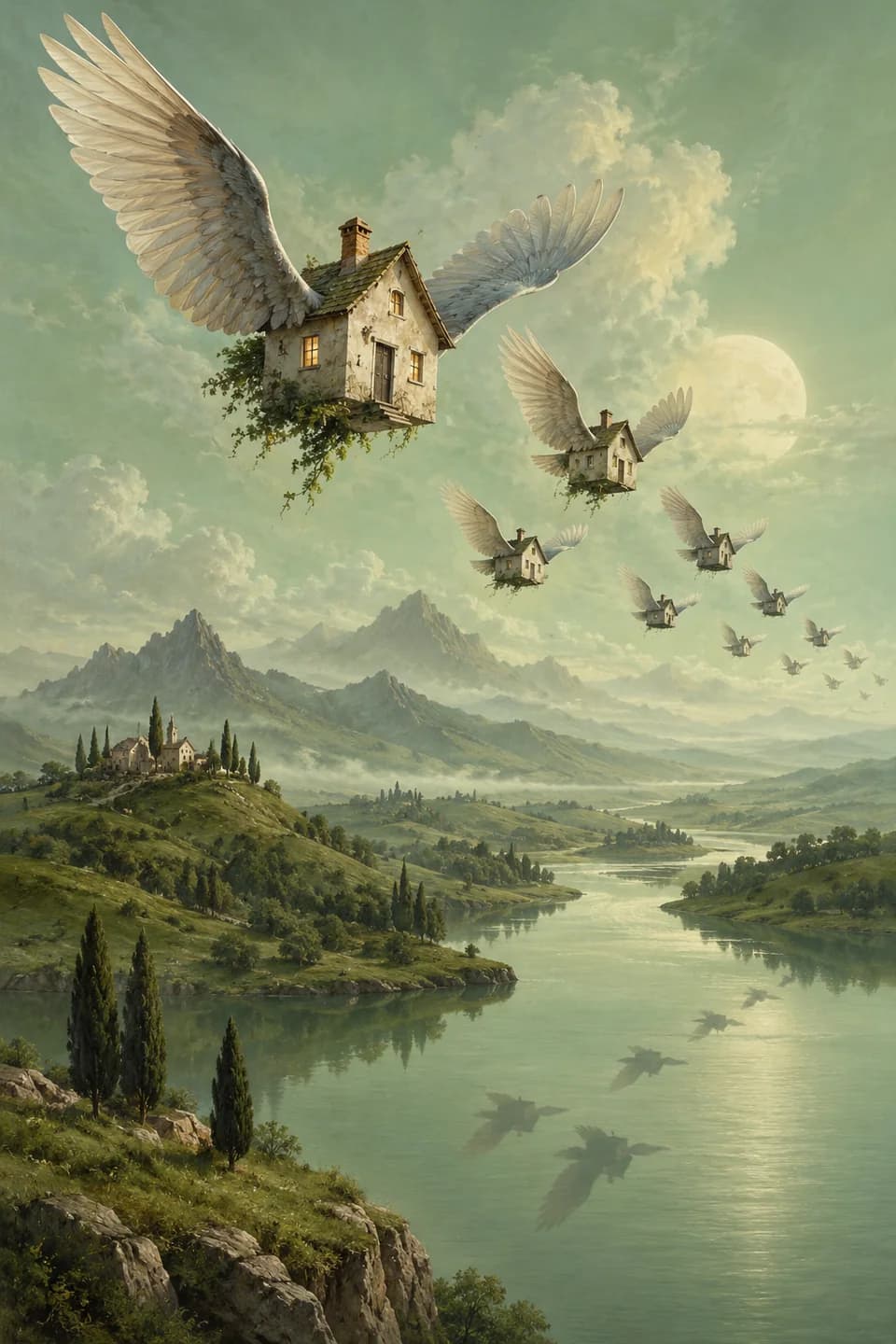 Surrealist painting artwork 13