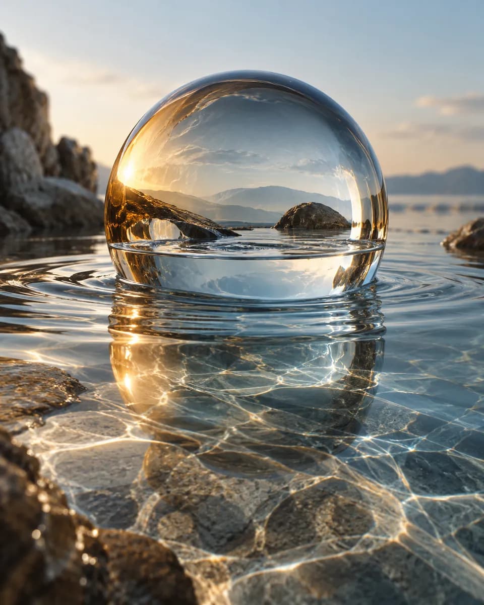 Glass and refraction reference 7