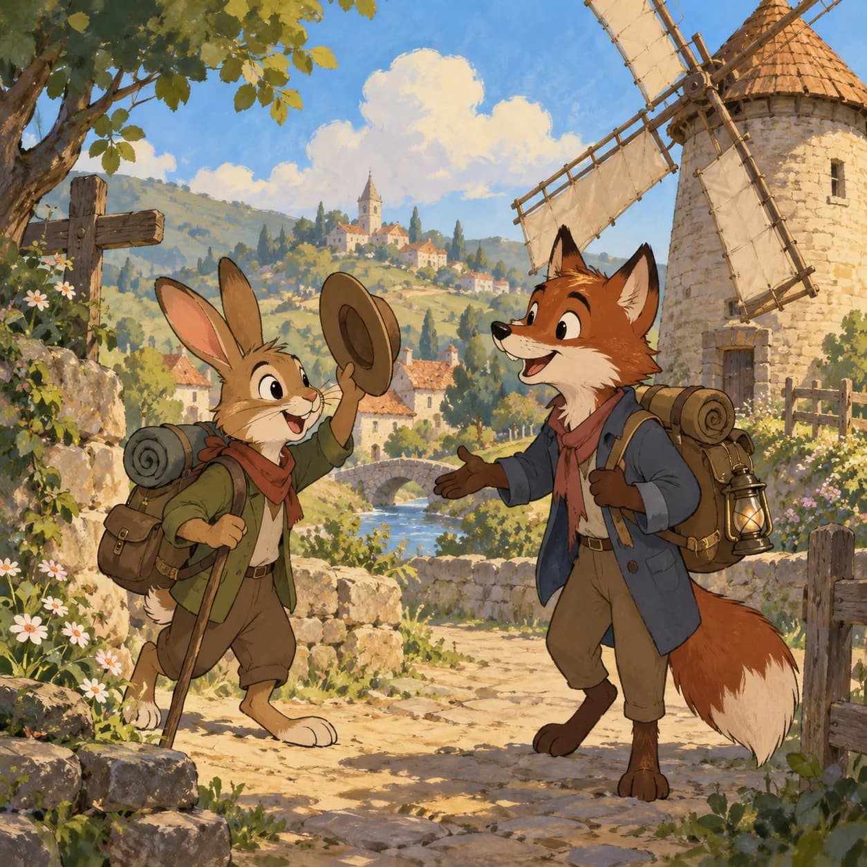 Classic hand-drawn cartoon artwork 9