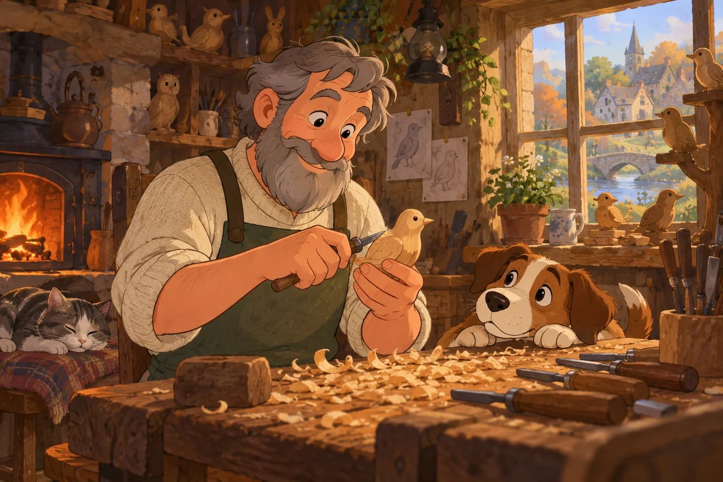 Classic hand-drawn cartoon artwork 14