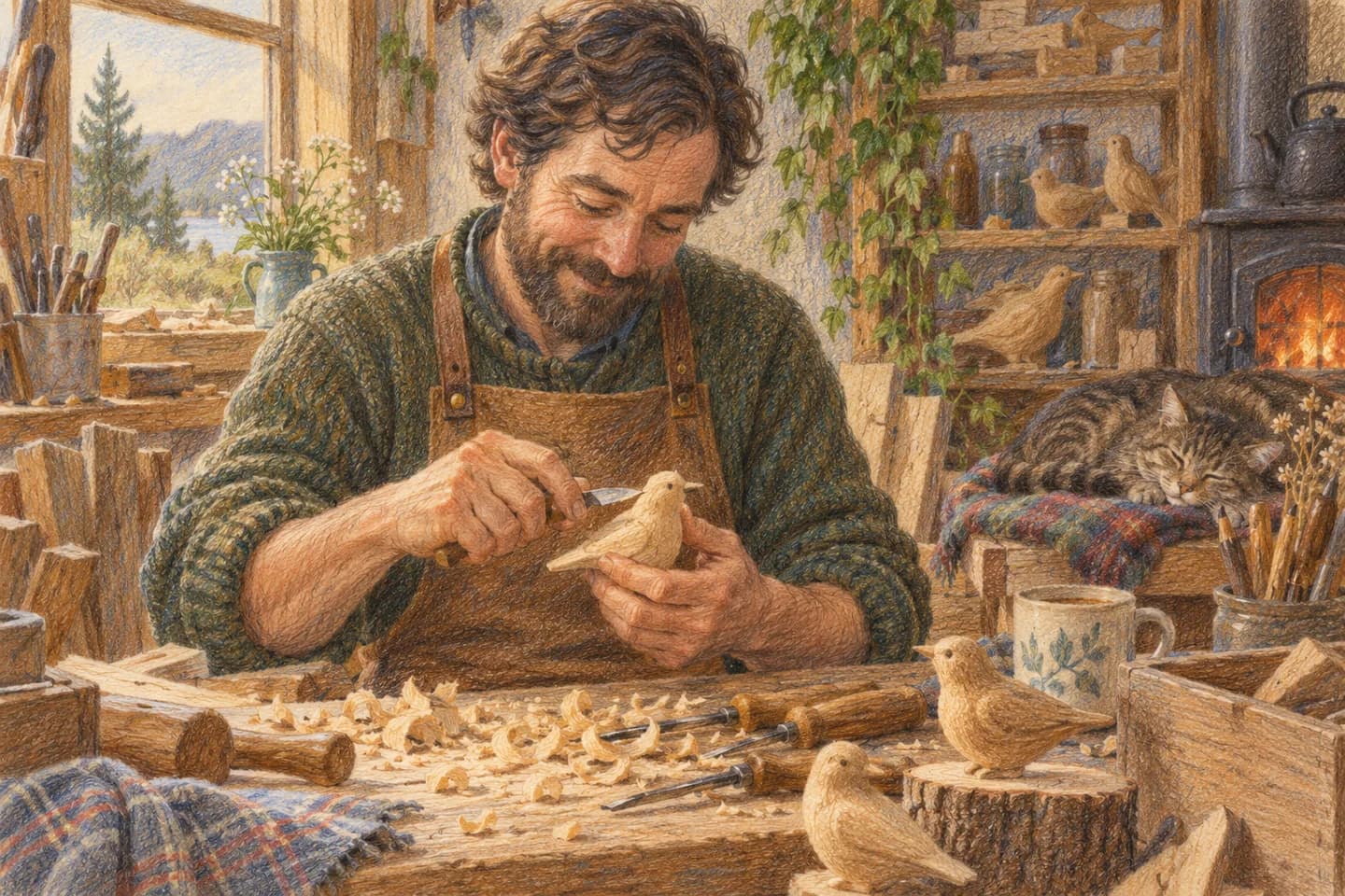 Coloured pencils artwork 11