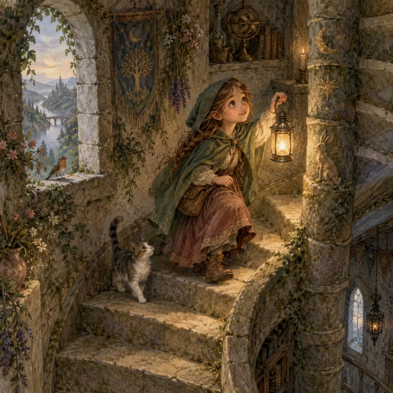 Old European fairytale artwork 6