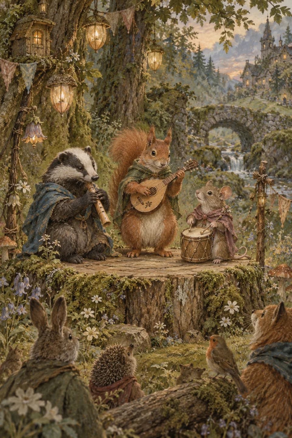 Old European fairytale artwork 7