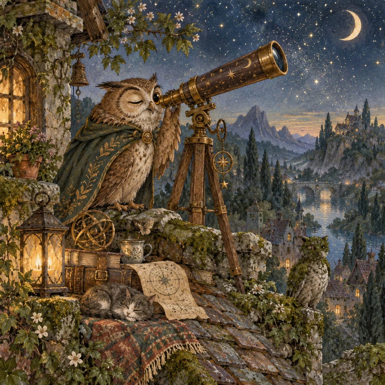 Old European fairytale artwork 9