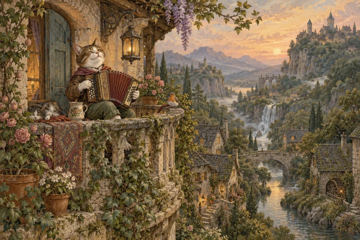 Old European fairytale artwork 11