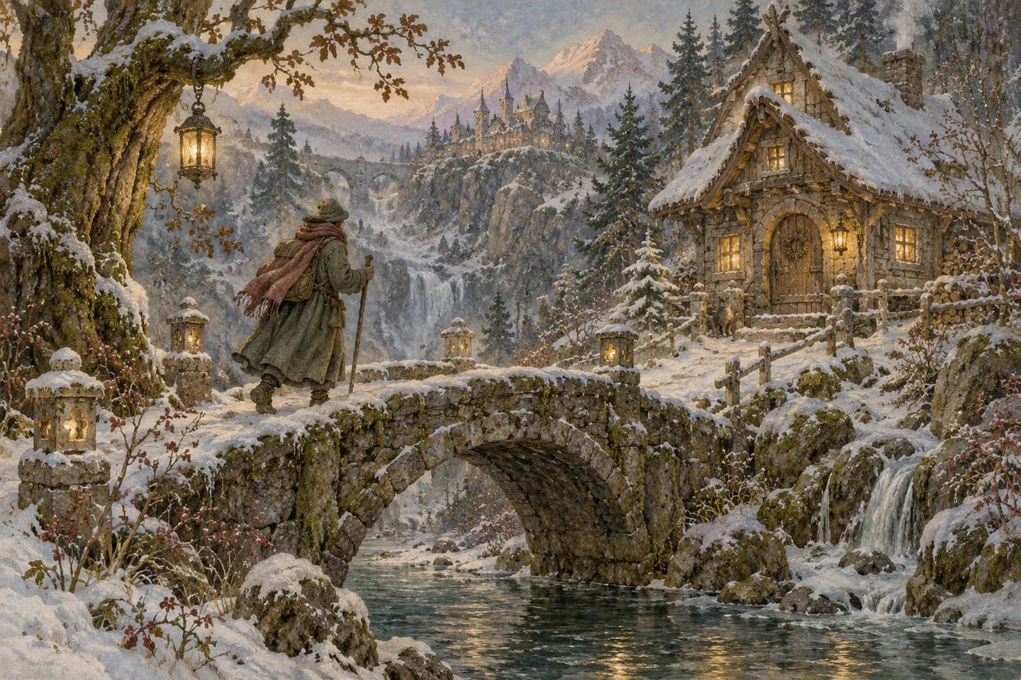 Old European fairytale artwork 14