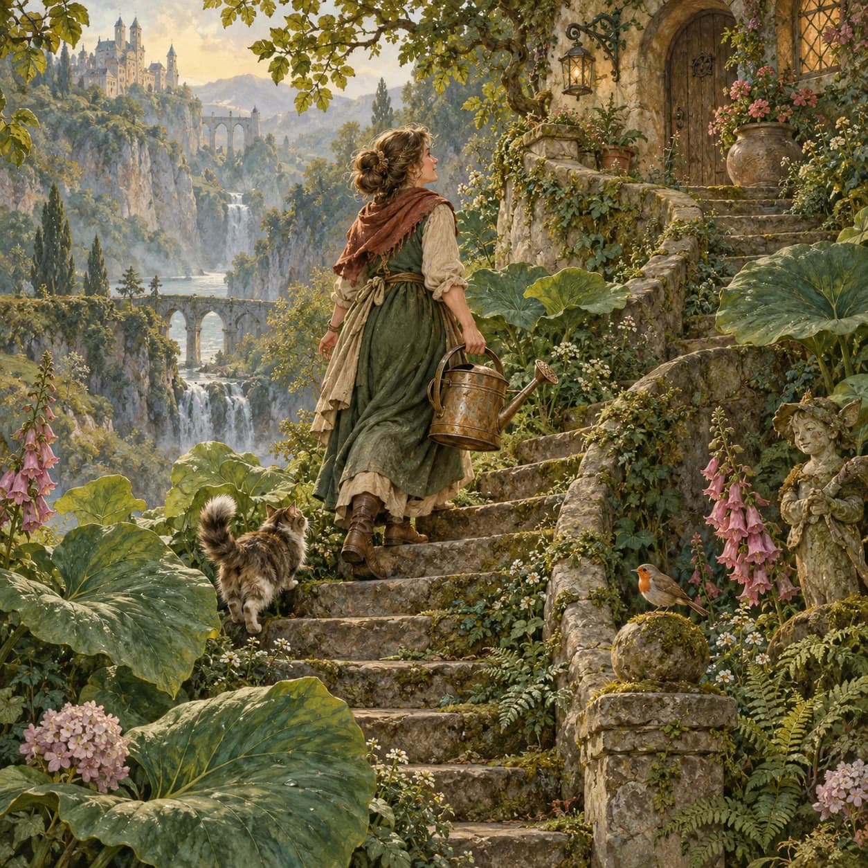 Old European fairytale artwork 15