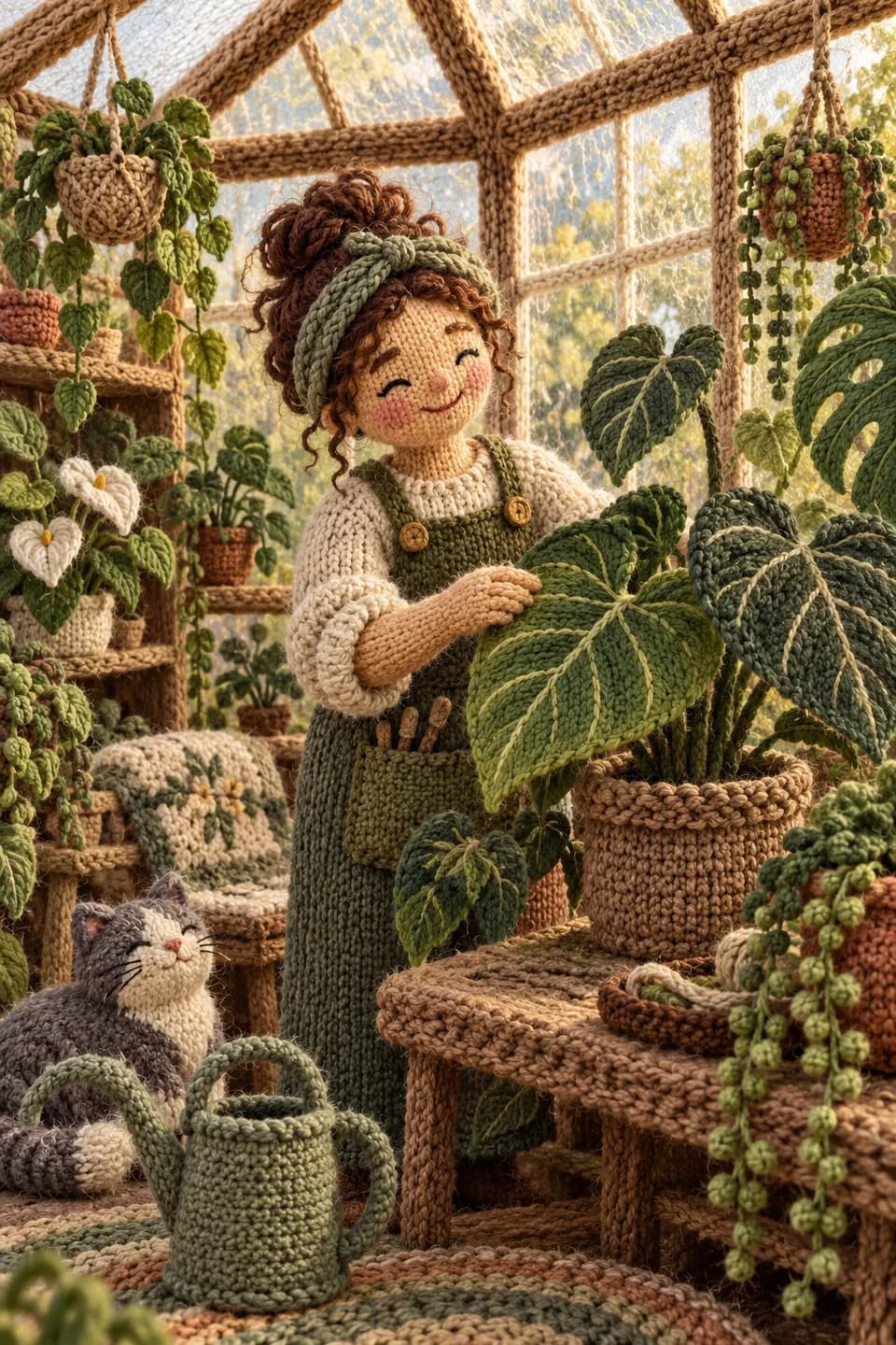 Knitted fairytale artwork 10