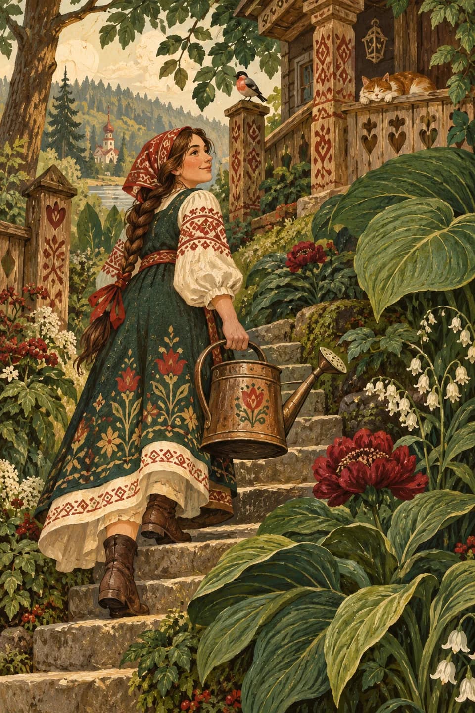 Slavic fairytale artwork 7