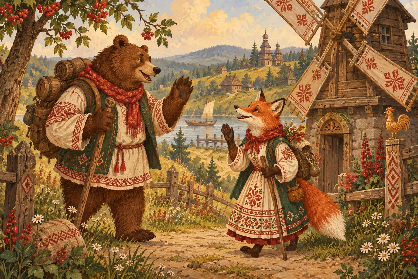 Slavic fairytale artwork 11