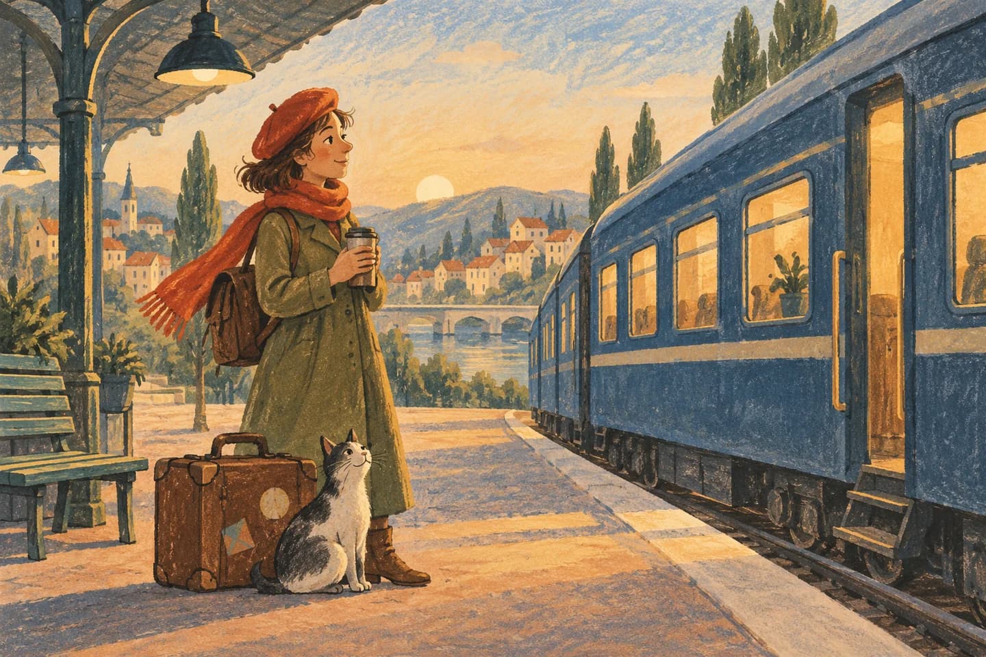 Soviet-style children's illustration artwork 5
