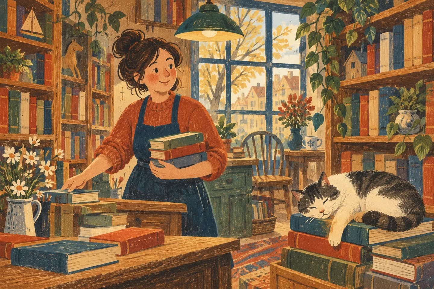 Soviet-style children's illustration artwork 8