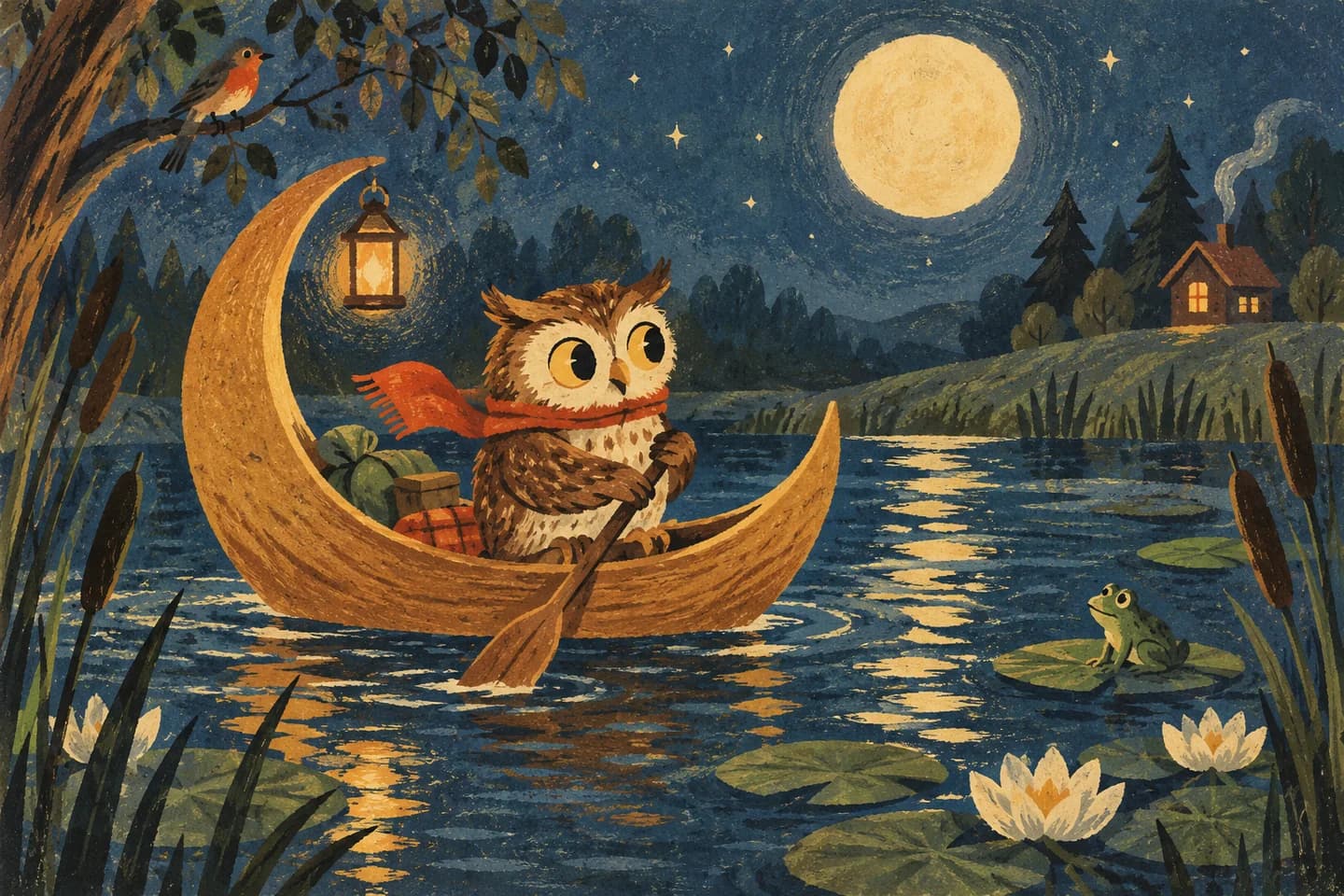 Soviet-style children's illustration artwork 14