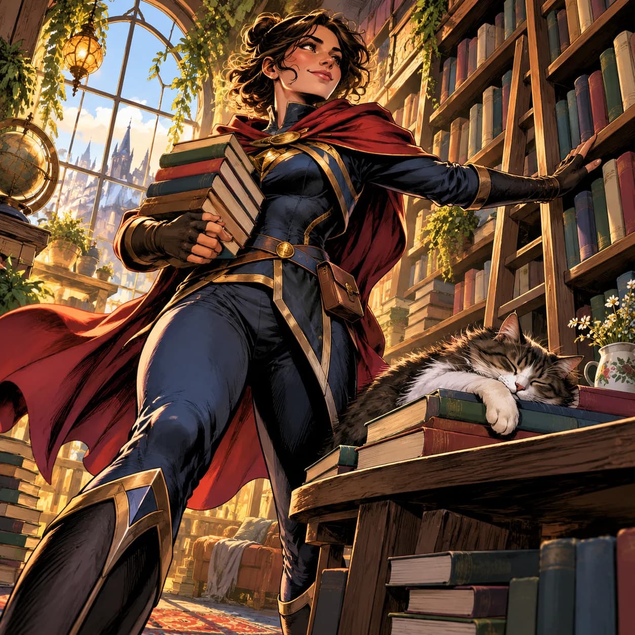 Superhero comic artwork 6