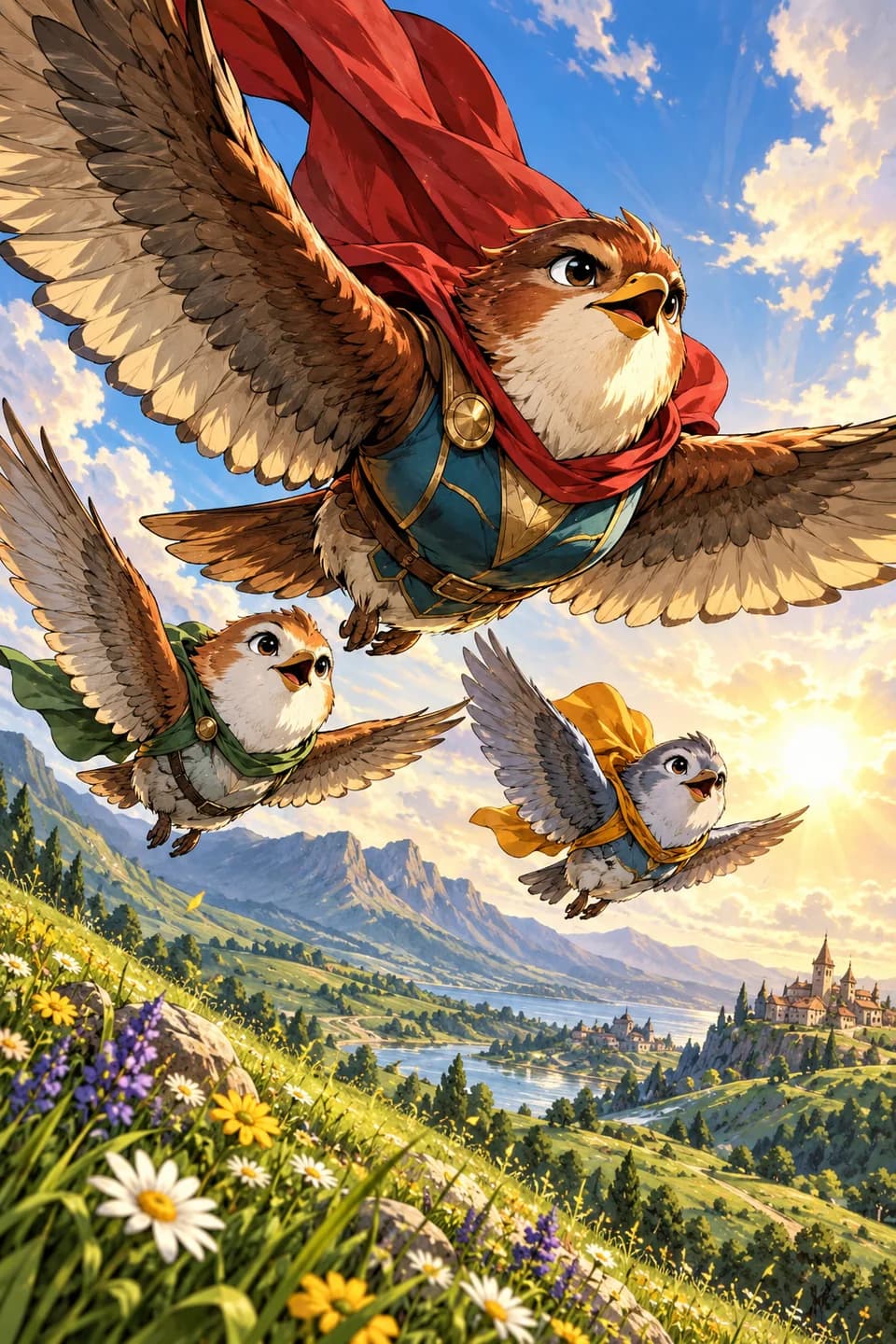 Superhero comic artwork 10