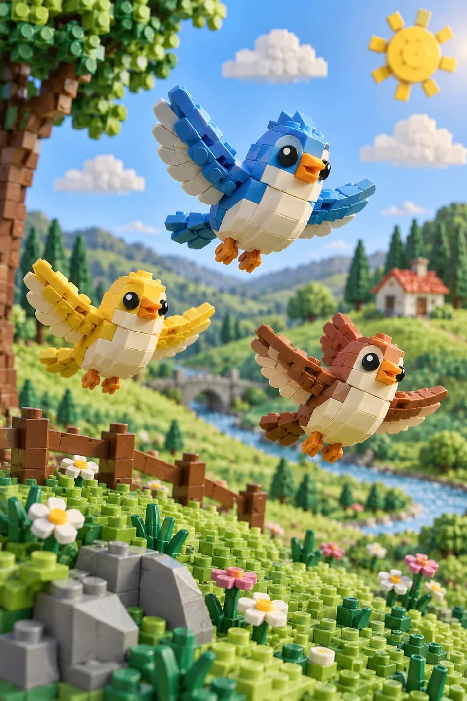 LEGO-like blocks artwork 7