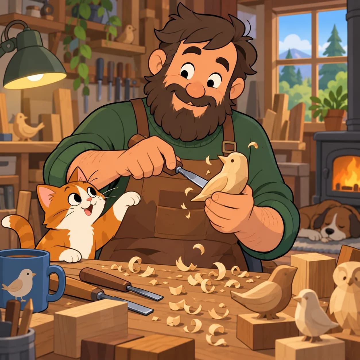Modern TV cartoon artwork 6