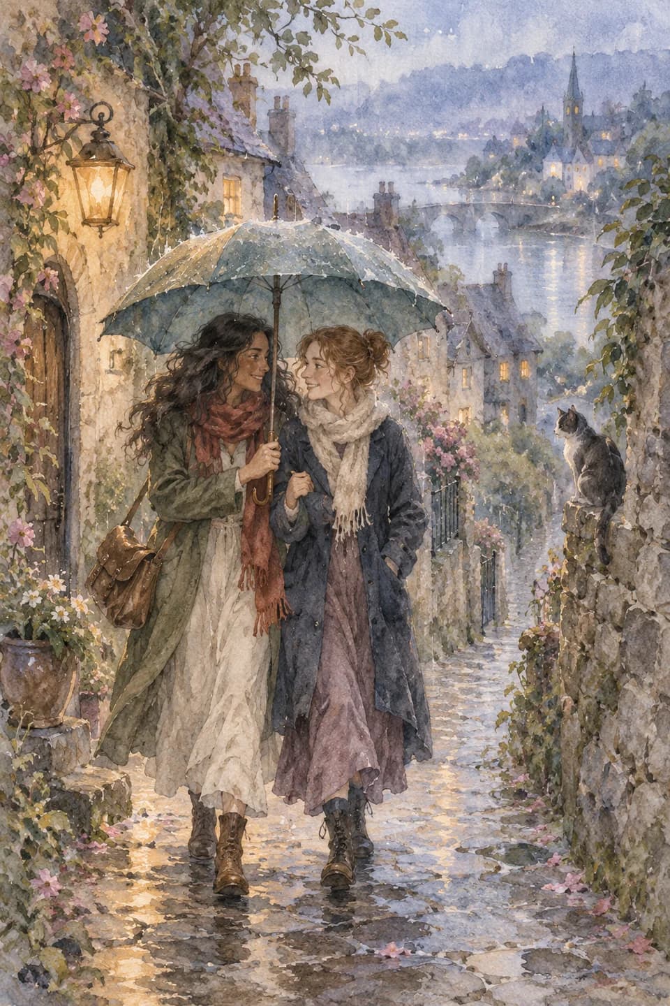 Watercolour fairytale artwork 4