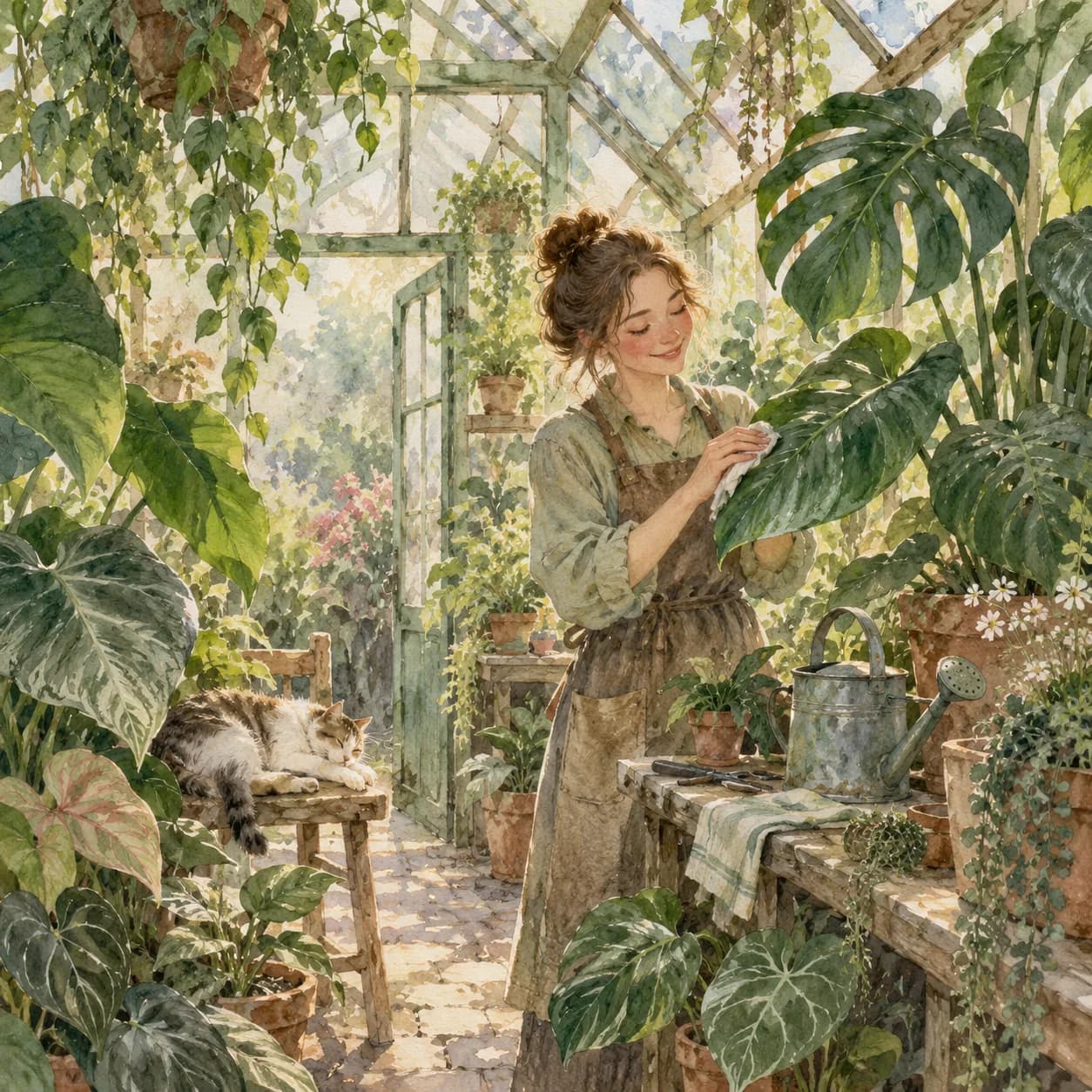 Watercolour fairytale artwork 6