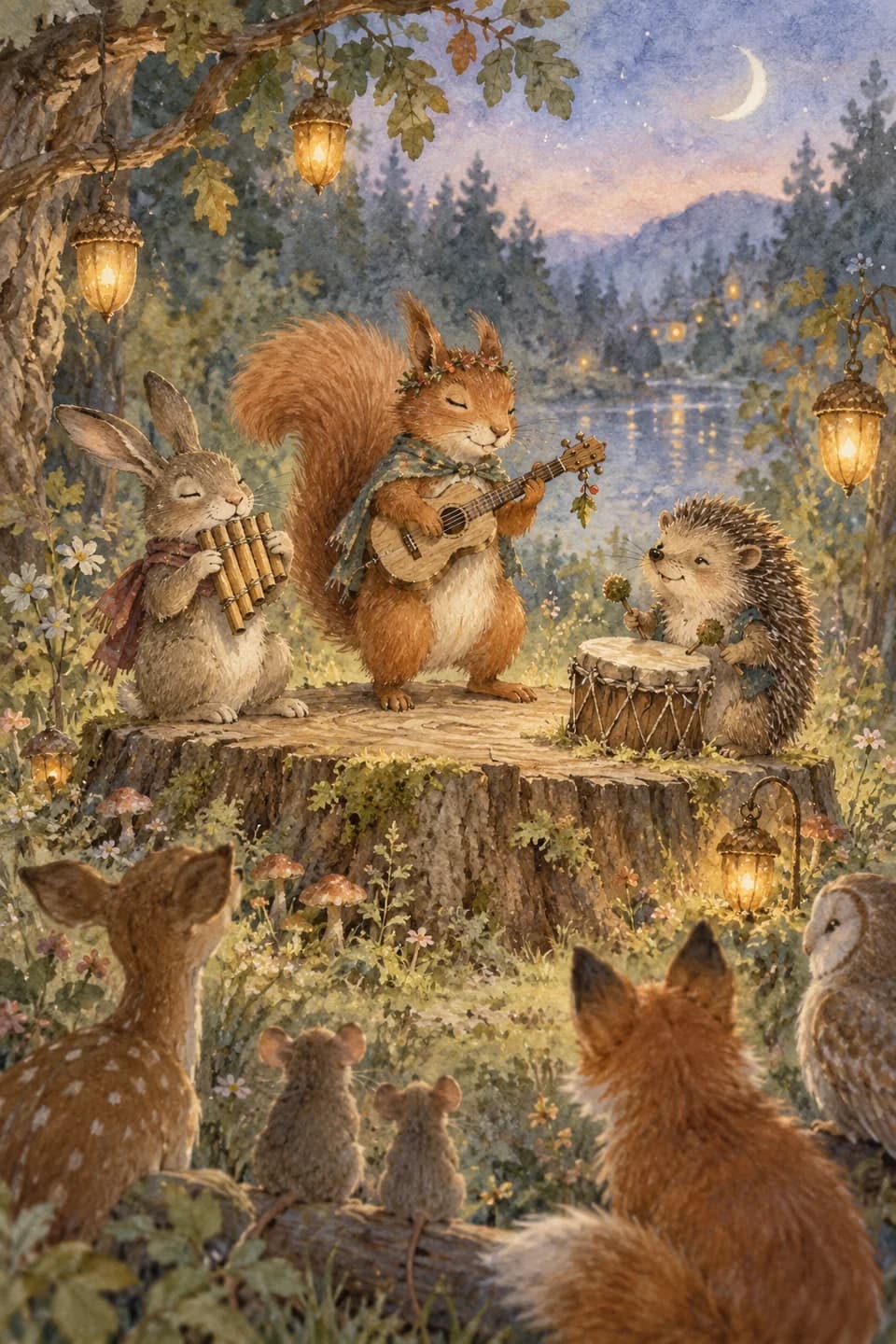 Watercolour fairytale artwork 10