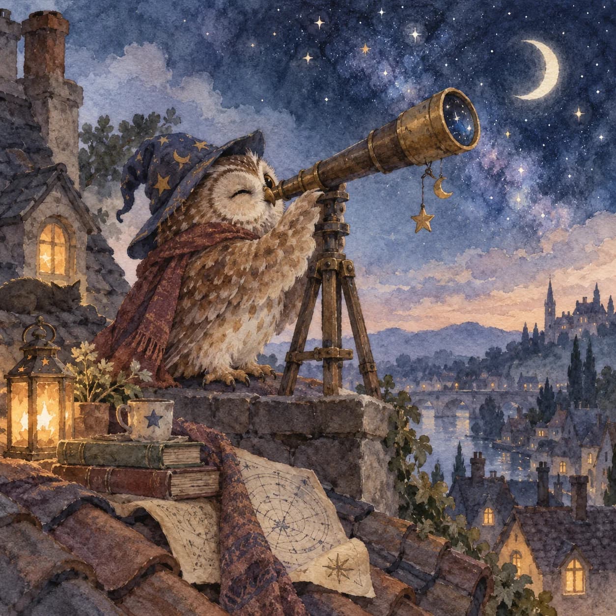 Watercolour fairytale artwork 12