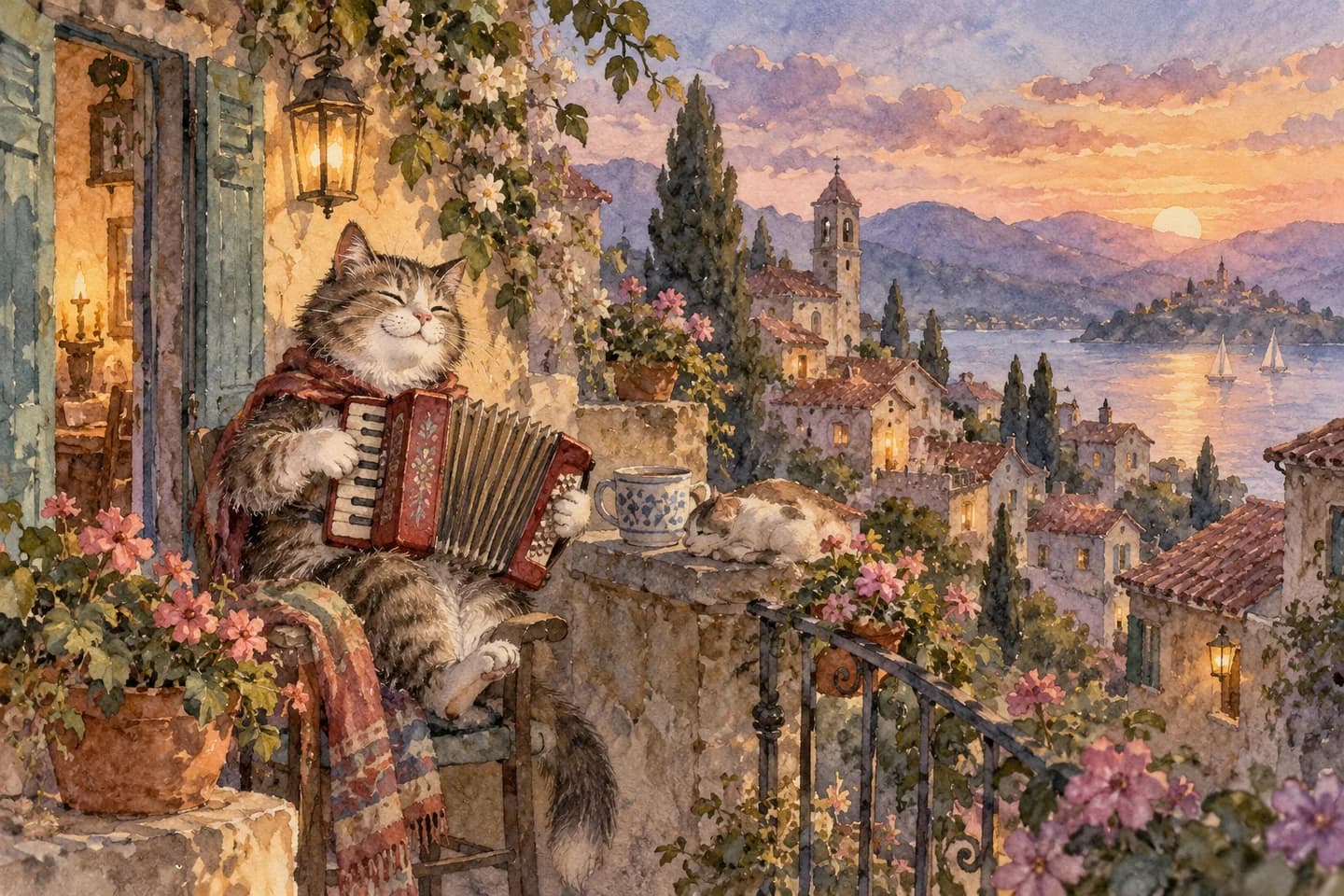 Watercolour fairytale artwork 14
