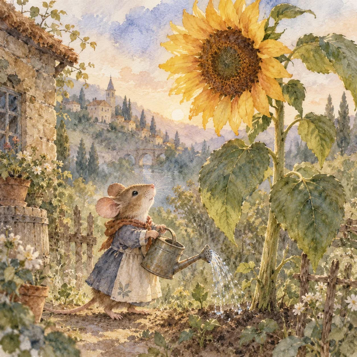 Watercolour fairytale artwork 15