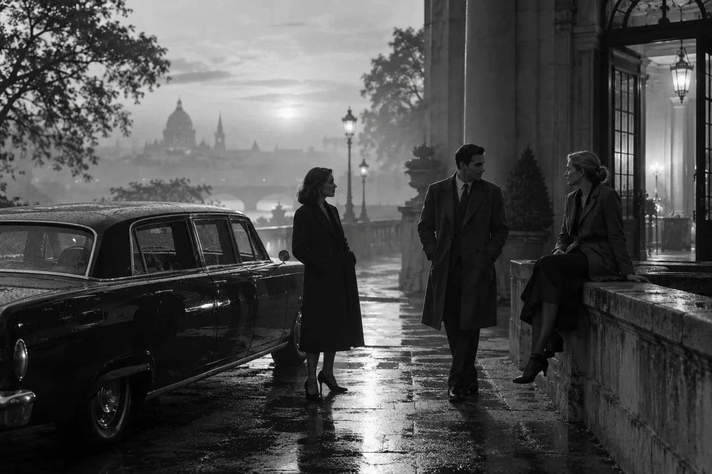Cinematic black-and-white reference 9