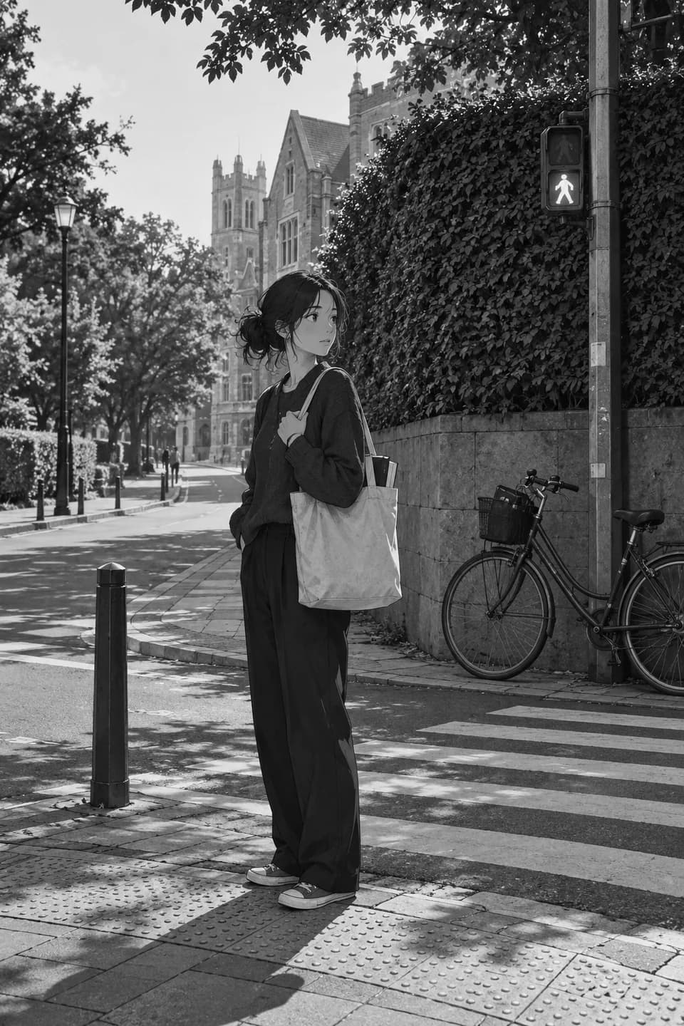 Cinematic black-and-white reference 15