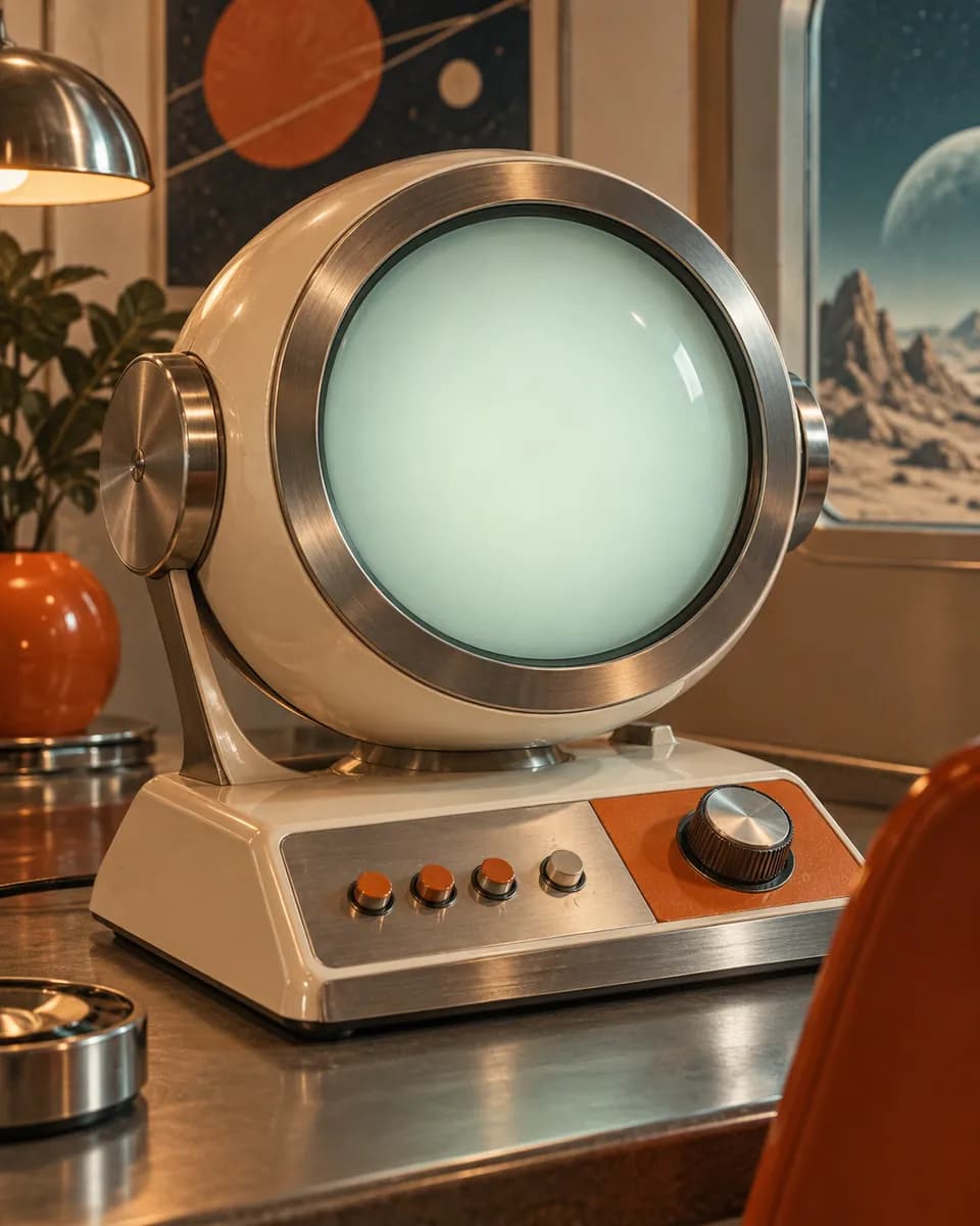 Retrofuturistic visual reference 10