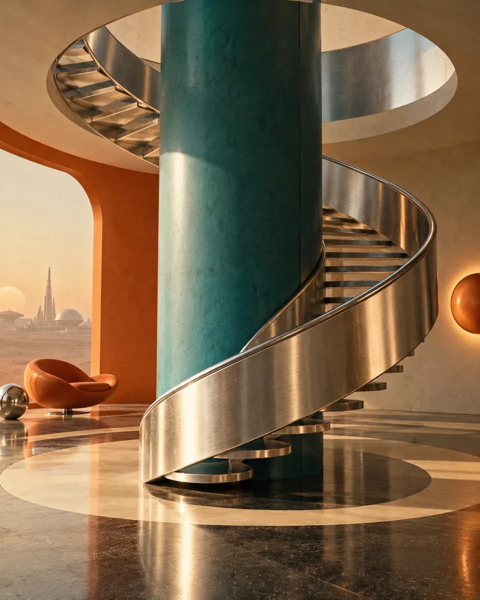 Retrofuturistic visual reference 11