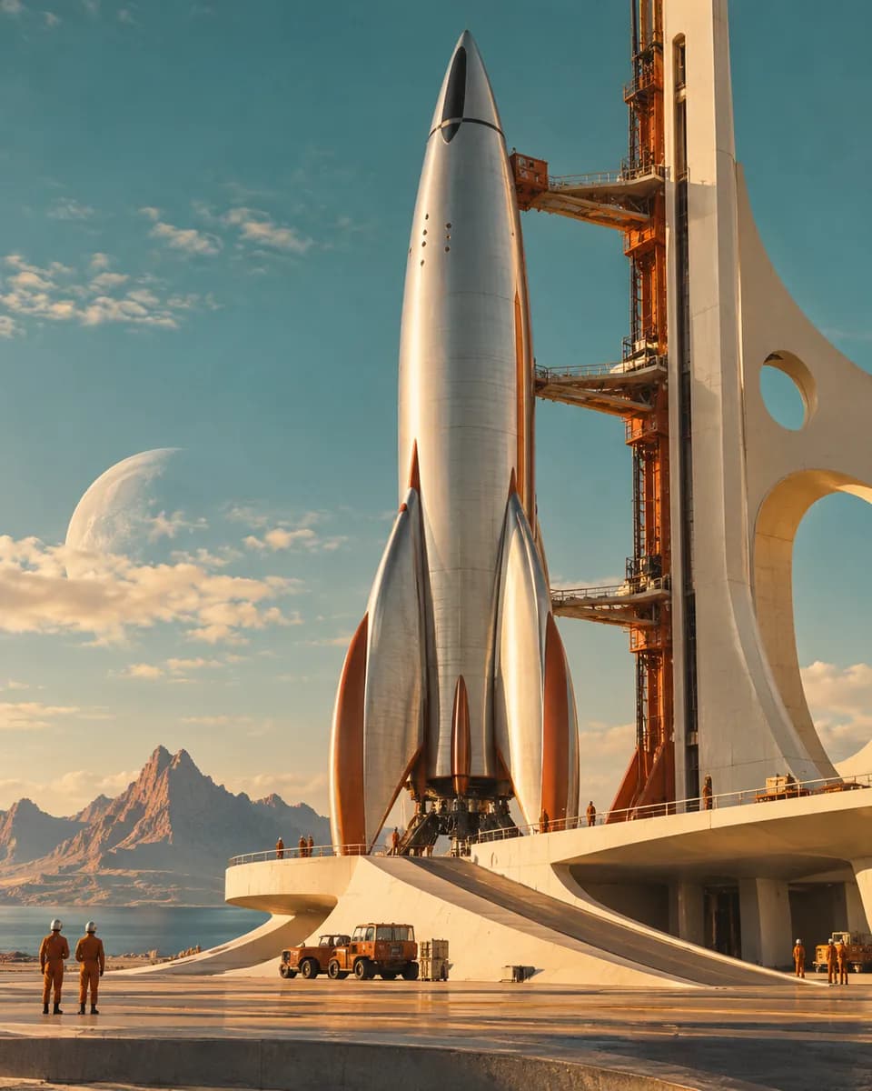 Retrofuturistic visual reference 12