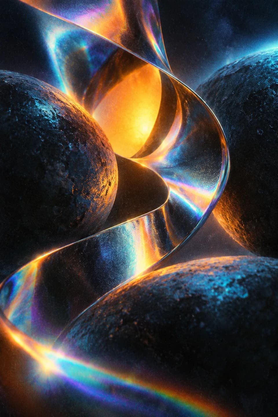 Surreal reference with rainbow glow 8